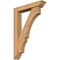 Ekena Millwork Balboa Traditional Smooth Bracket w/ Offset Brace, Western Red Cedar, 5 1/2"W x 28"D x 40"H BKT0604X28X40BOA01SWR - alternate 1